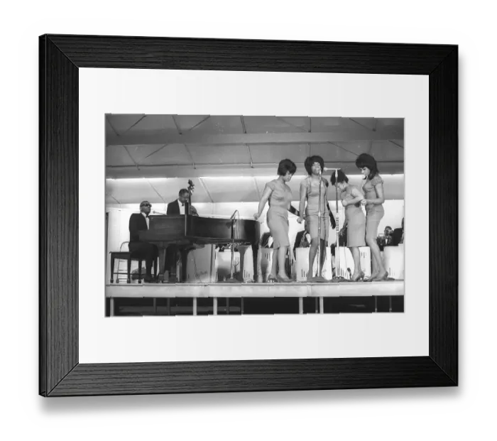 Framed Print : Ray Charles At Sound Blast 66 Framed Print : Ray Charles At Sound Blast 66