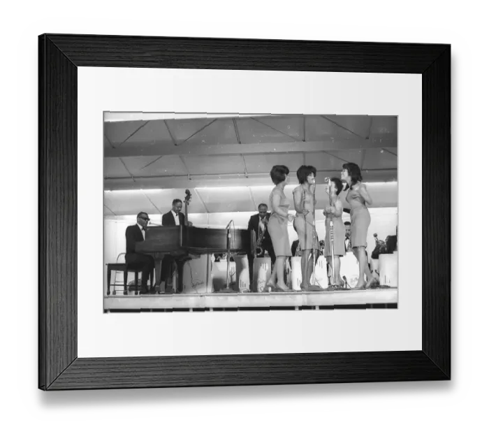 Framed Print : Ray Charles At Sound Blast 66 Framed Print : Ray Charles At Sound Blast 66