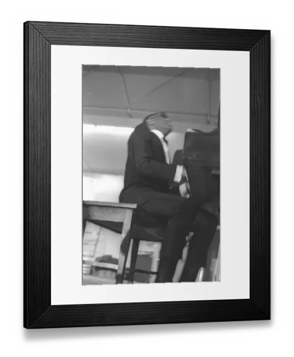 Framed Print : Ray Charles At Sound Blast 66 Framed Print : Ray Charles At Sound Blast 66
