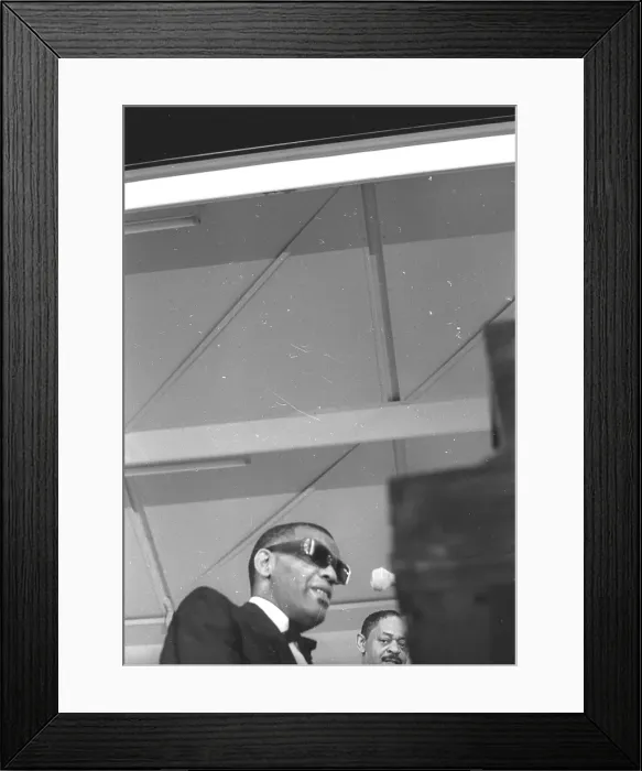 Framed Print : Ray Charles At Sound Blast 66 Framed Print : Ray Charles At Sound Blast 66