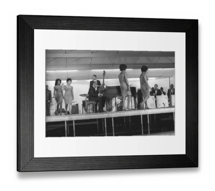 Framed Print : Ray Charles At Sound Blast 66 Framed Print : Ray Charles At Sound Blast 66