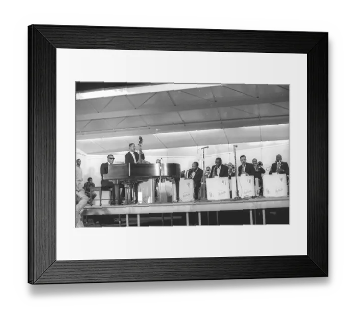 Framed Print : Ray Charles At Sound Blast 66 Framed Print : Ray Charles At Sound Blast 66