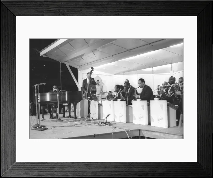 Framed Print : Ray Charles At Sound Blast 66 Framed Print : Ray Charles At Sound Blast 66