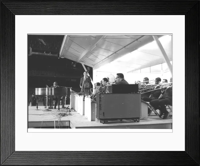 Framed Print : Ray Charles At Sound Blast 66 Framed Print : Ray Charles At Sound Blast 66