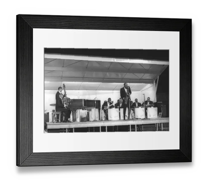Framed Print : Ray Charles At Sound Blast 66 Framed Print : Ray Charles At Sound Blast 66