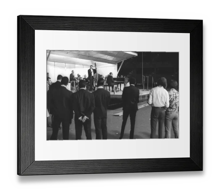 Framed Print : Ray Charles At Sound Blast 66 Framed Print : Ray Charles At Sound Blast 66