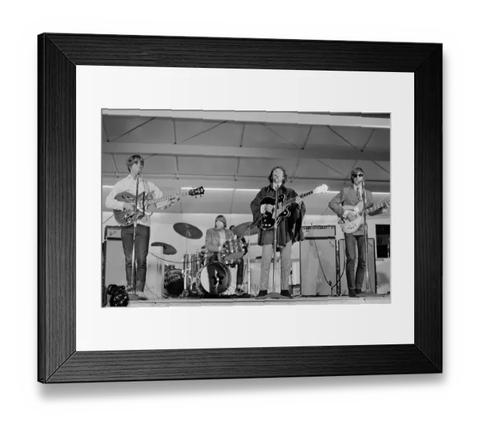 Framed Print : The Byrds. American rock band The Byrds perform at Soundblast 66 at the Framed Print : The Byrds. American rock band The Byrds perform at Soundblast 66 at the