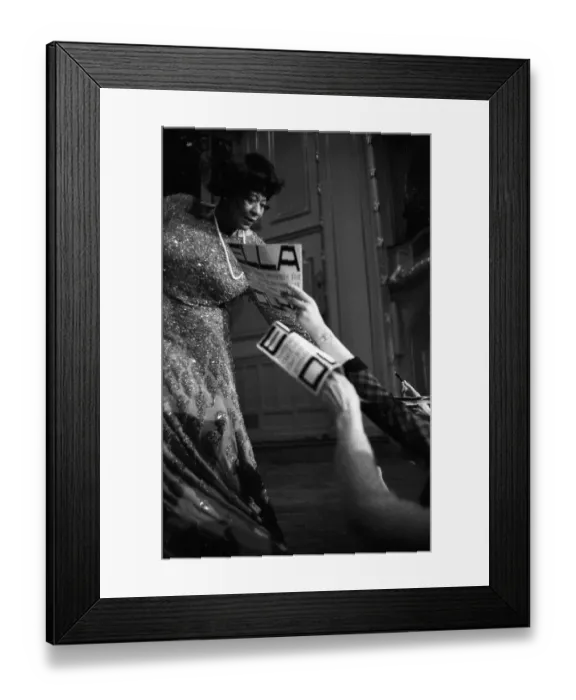 Framed Print : Photo of Ella Fitzgerald Framed Print : Photo of Ella Fitzgerald