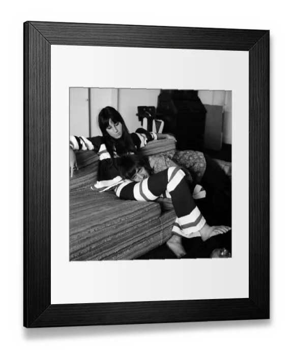 Framed Print : Cher Portrait Session At Home Framed Print : Cher Portrait Session At Home