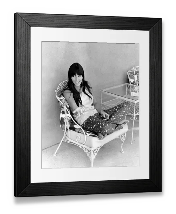 Framed Print : Cher Portrait Session At Home Framed Print : Cher Portrait Session At Home