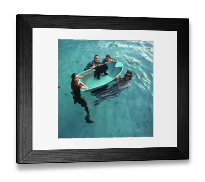 Framed Print : The Mamas And The Papas Deliver Album Cover Portrait Session Framed Print : The Mamas And The Papas Deliver Album Cover Portrait Session