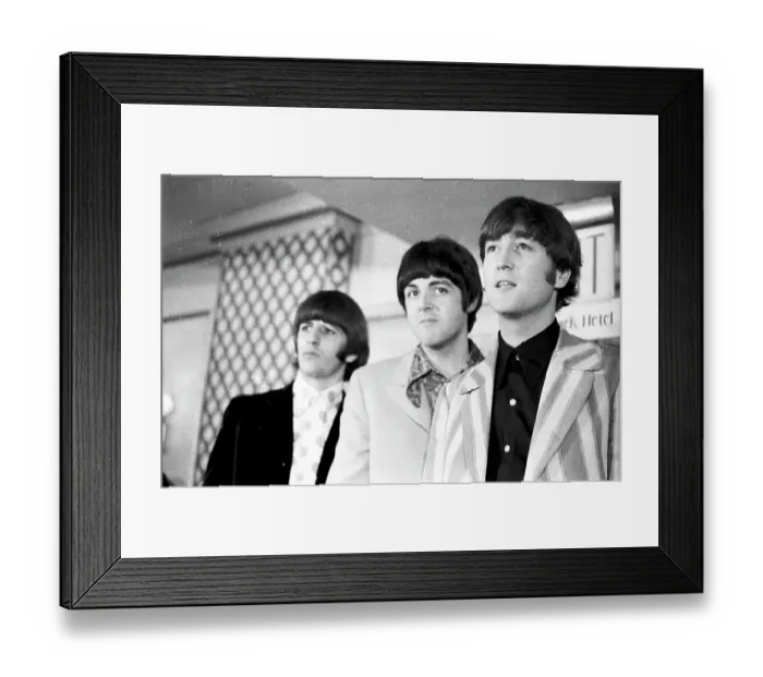 Framed Print : Beatles Shea Stadium Press Conference Framed Print : Beatles Shea Stadium Press Conference