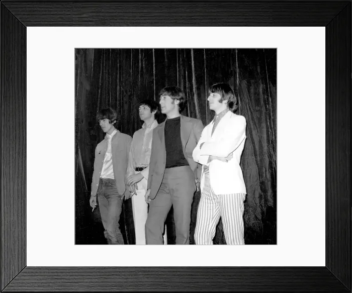 Framed Print : Beatles Press Conference In Los Angeles Framed Print : Beatles Press Conference In Los Angeles