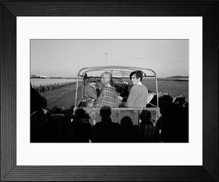 Framed Print : Filming Two Weeks In September Framed Print : Filming Two Weeks In September