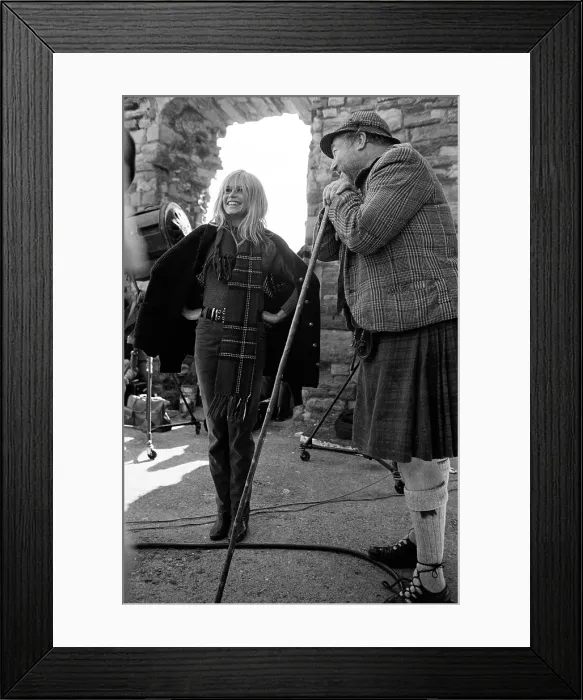 Framed Print : Filming Two Weeks In September Framed Print : Filming Two Weeks In September