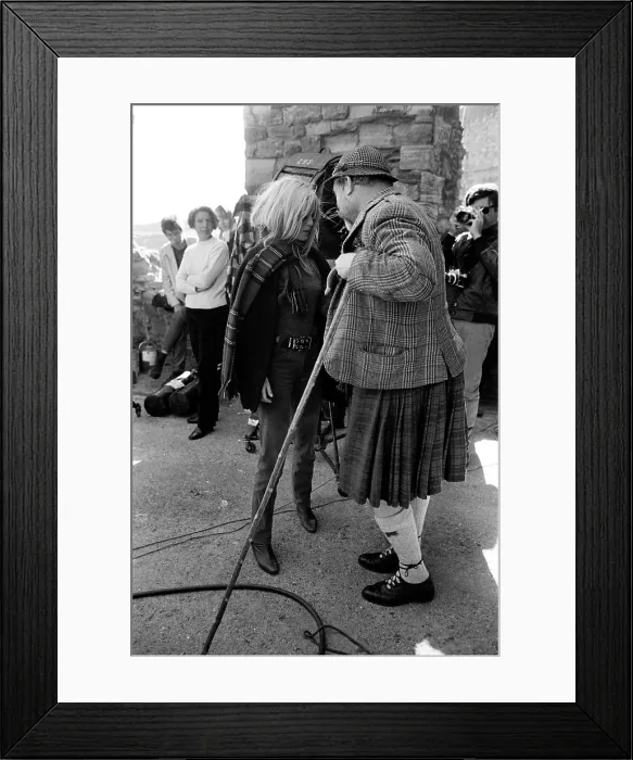 Framed Print : Filming Two Weeks In September Framed Print : Filming Two Weeks In September