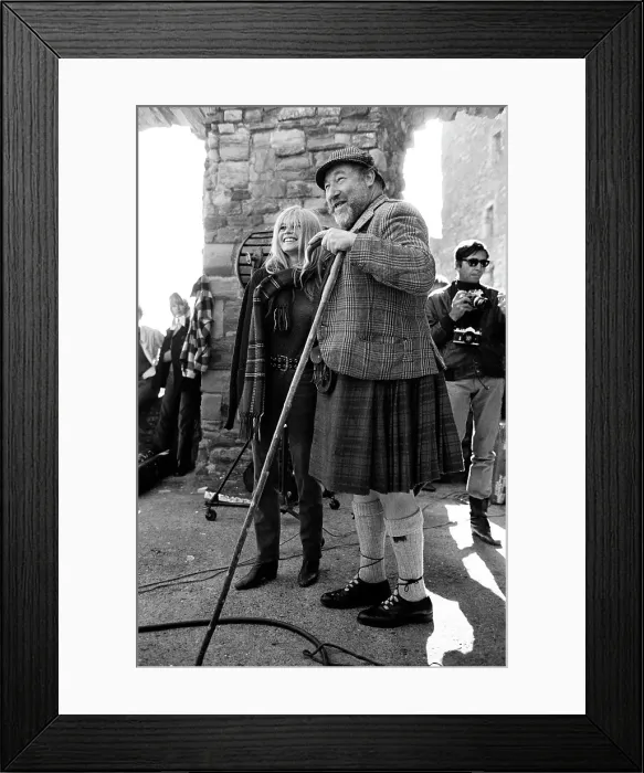 Framed Print : Filming Two Weeks In September Framed Print : Filming Two Weeks In September