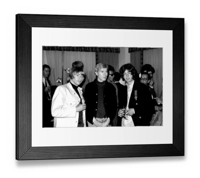 Framed Print : The Yardbirds With Warhol Framed Print : The Yardbirds With Warhol