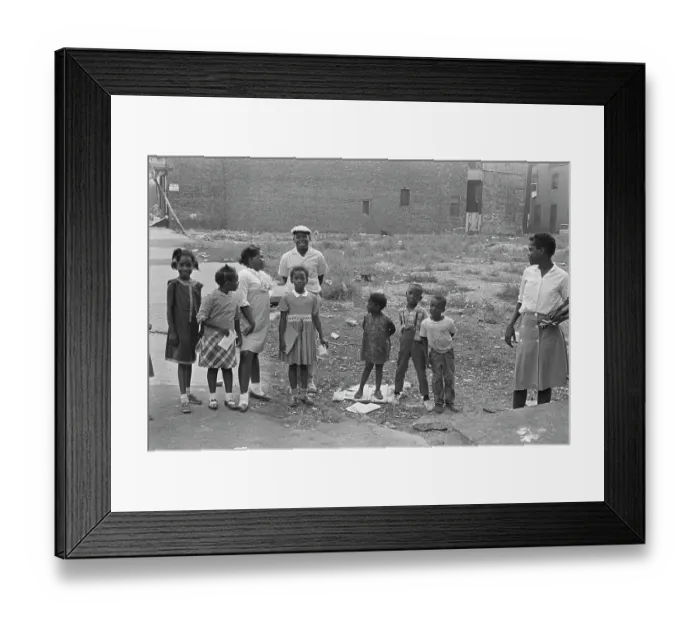 Framed Print : Chicago Kids Framed Print : Chicago Kids