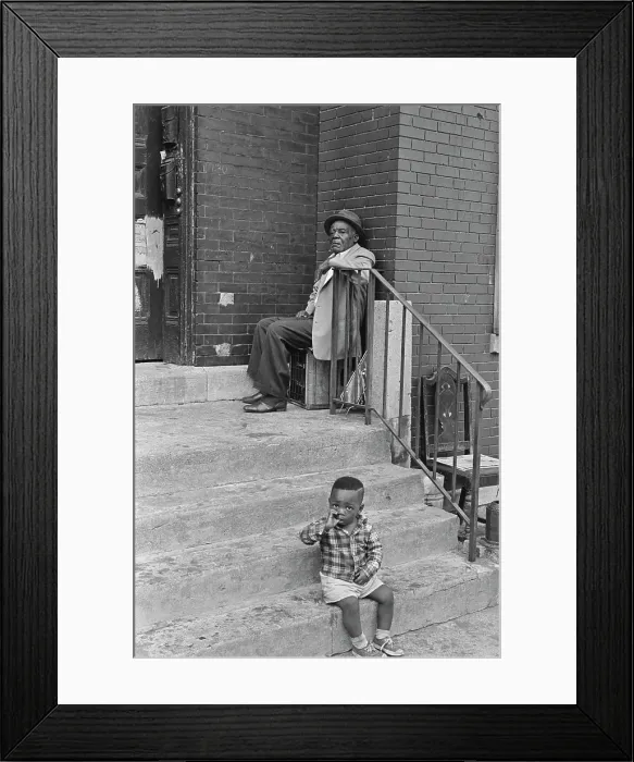 Framed Print : Chicago Doorstep Framed Print : Chicago Doorstep
