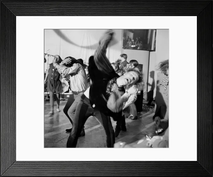 Framed Print : Dancers at Frank Zappa Concert Framed Print : Dancers at Frank Zappa Concert