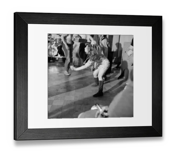 Framed Print : Dancers at Frank Zappa Concert Framed Print : Dancers at Frank Zappa Concert