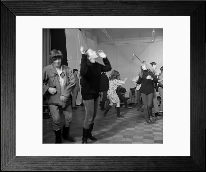 Framed Print : Dancers at Frank Zappa Concert Framed Print : Dancers at Frank Zappa Concert