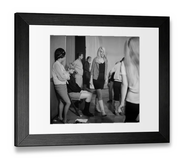 Framed Print : Dancers at Frank Zappa Concert