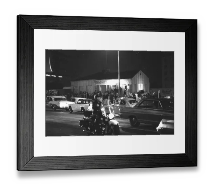 Framed Print : Sunset Strip Curfew Riots Framed Print : Sunset Strip Curfew Riots
