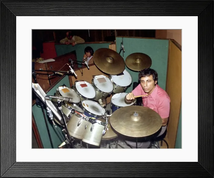 Framed Print : Photo of Hal Blaine Framed Print : Photo of Hal Blaine