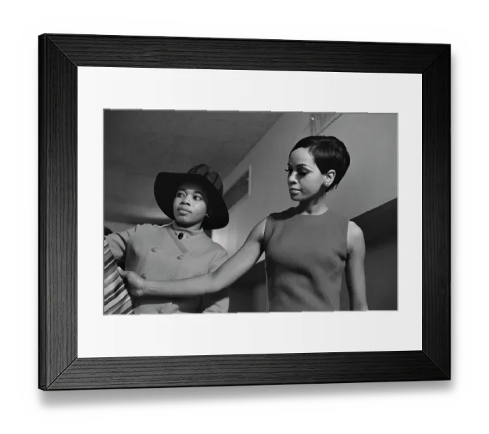 Framed Print : Backstage At A Fashion Show