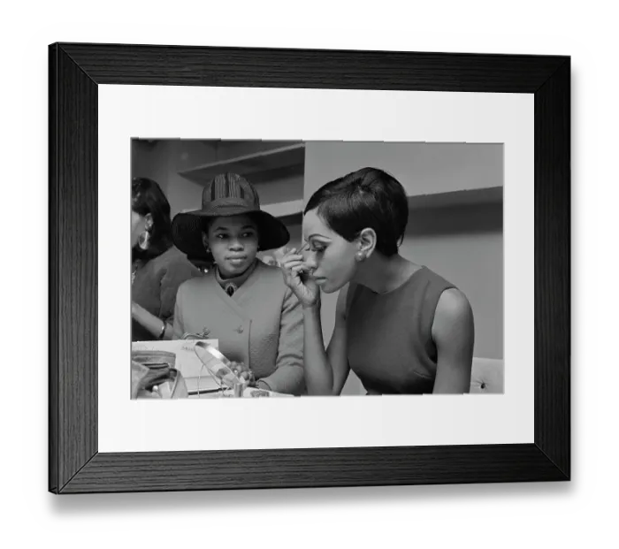 Framed Print : Backstage At A Fashion Show Framed Print : Backstage At A Fashion Show