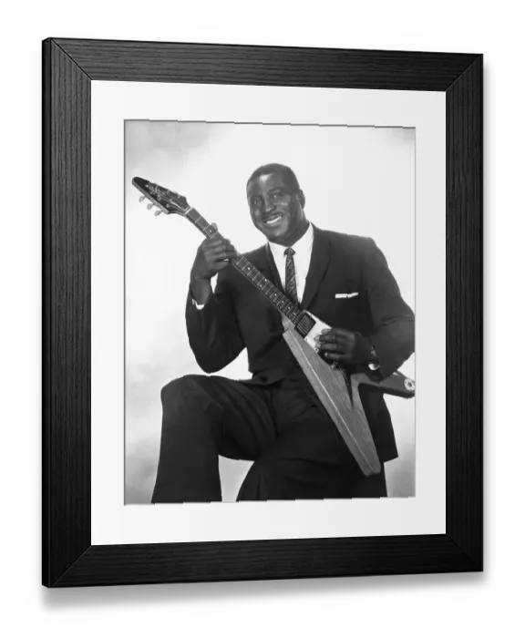 Framed Print : 1967, Memphis, Albert King Framed Print : 1967, Memphis, Albert King