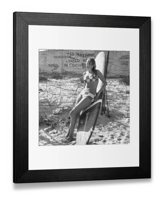 Framed Print : California Beach Girls