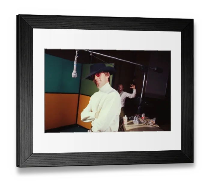Framed Print : Recording Smile Framed Print : Recording Smile
