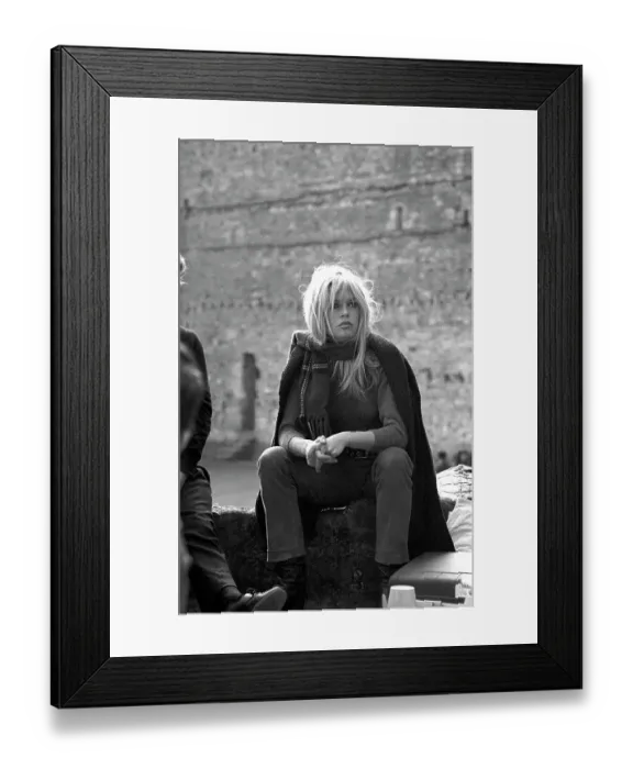 Framed Print : Brigitte Bardot In Scotland