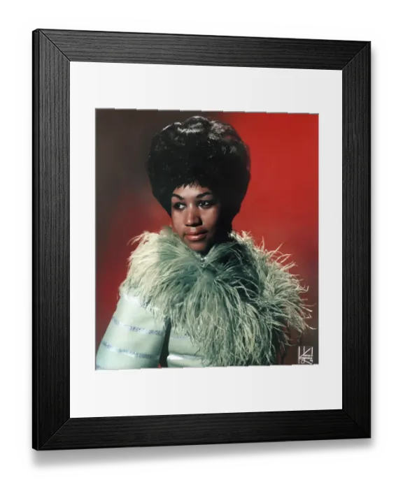 Framed Print : Aretha Franklin Portrait Framed Print : Aretha Franklin Portrait