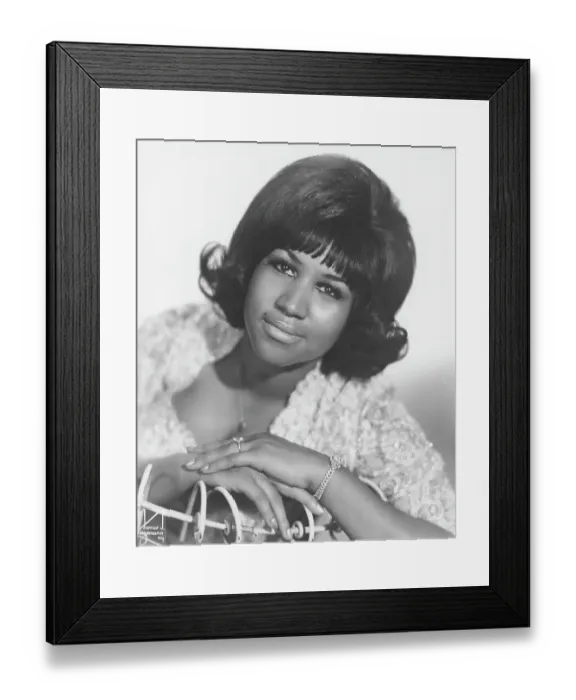 Framed Print : Aretha Franklin Portrait Framed Print : Aretha Franklin Portrait