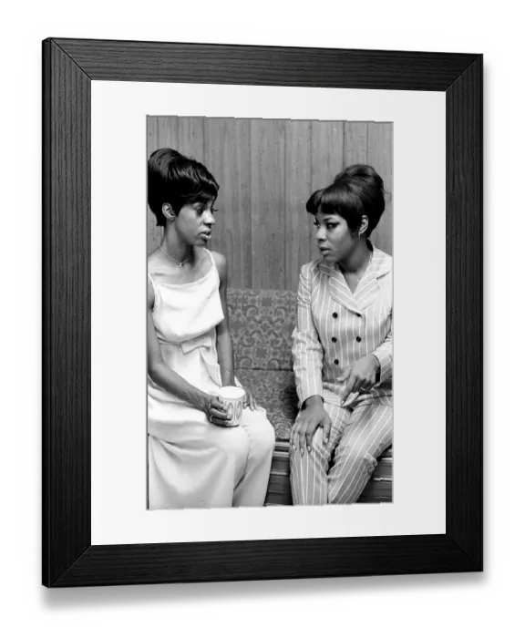Framed Print : Photo of Martha and Vandellas Framed Print : Photo of Martha and Vandellas