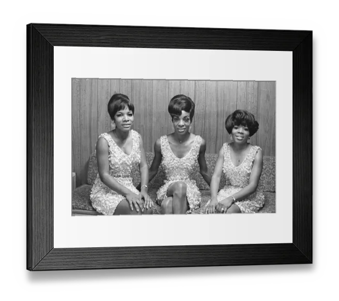 Framed Print : Photo of Martha and Vandellas Framed Print : Photo of Martha and Vandellas