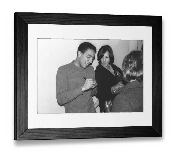 Framed Print : Smokey Robinson Backstage Framed Print : Smokey Robinson Backstage