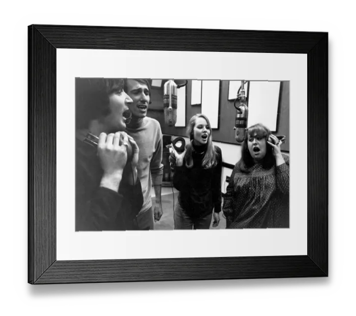 Framed Print : Rock Group Mamas and Papas Framed Print : Rock Group Mamas and Papas