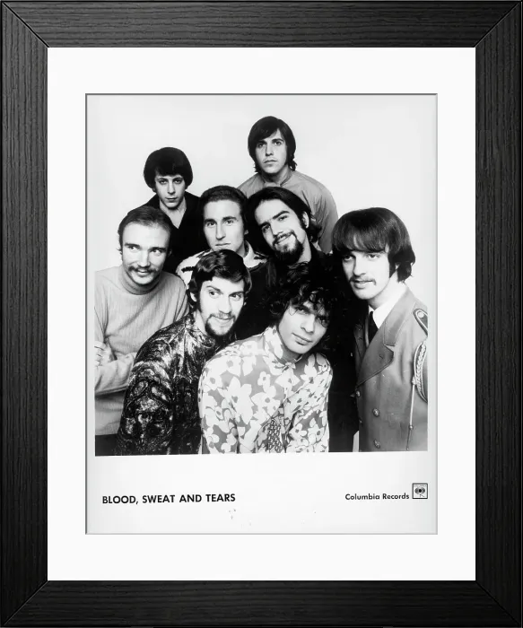 Framed Print : Blood, Sweat & Tears 1st Lineup Portrait Framed Print : Blood, Sweat & Tears 1st Lineup Portrait