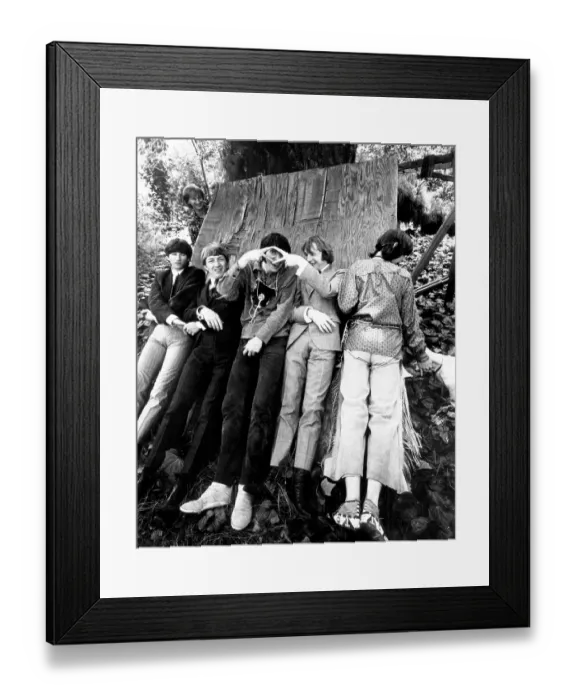 Framed Print : Buffalo Springfield Portrait Framed Print : Buffalo Springfield Portrait
