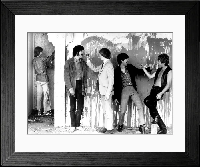 Framed Print : Buffalo Springfield Portrait Framed Print : Buffalo Springfield Portrait