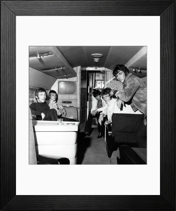 Framed Print : Dave Clark 5 On A Jet Framed Print : Dave Clark 5 On A Jet