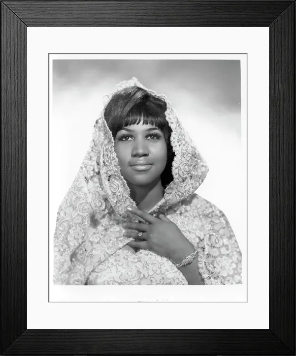 Framed Print : Aretha Franklin Portrait Framed Print : Aretha Franklin Portrait