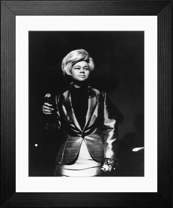 Framed Print : Etta James Performing