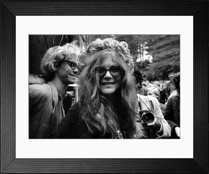 Framed Print : Janis Joplin With Big Brother At Golden Gate Park Framed Print : Janis Joplin With Big Brother At Golden Gate Park
