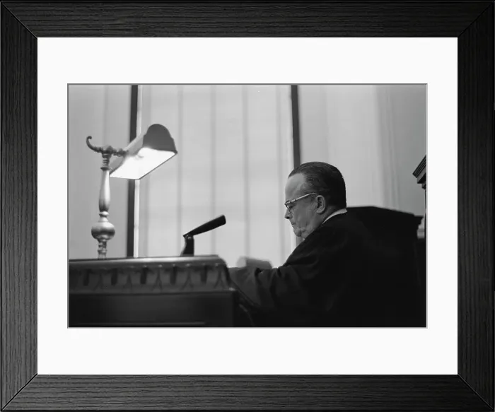 Framed Print : Judge Bernard Bagert Framed Print : Judge Bernard Bagert